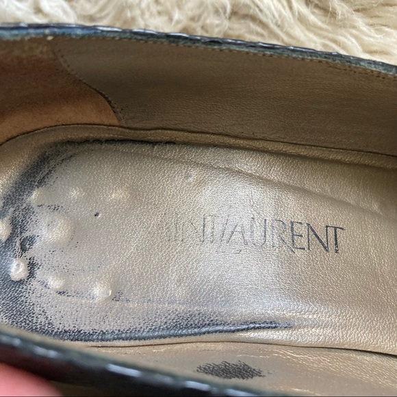 Vintage Yves Saint Laurent Black block heels 8.5 - Picture 5 of 9